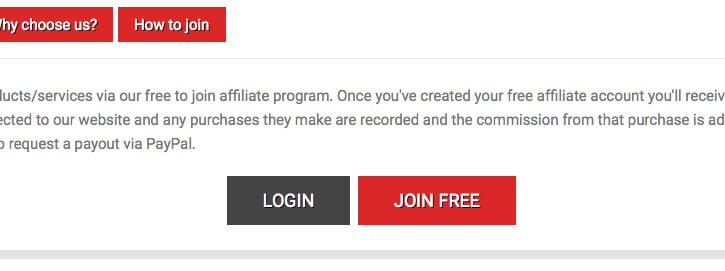affiliate program register